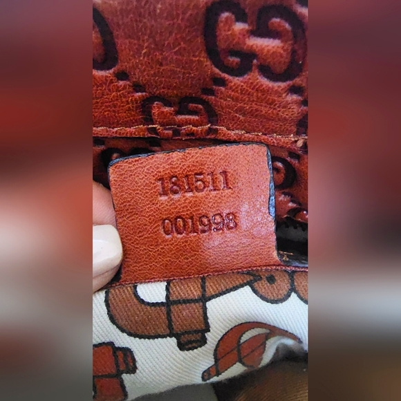 Authentic Gucci Guccissima Medium Tote Bag Dark Brown - Picture 7 of 15